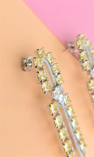 ÇİFT İTHAL BUZ KESİM TRİNİTY PREMİUM GÜMÜŞ KÜPE