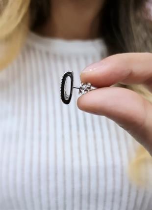 ÇİFT İTHAL H BAGET VIP TASARIM GÜMÜŞ KÜPE