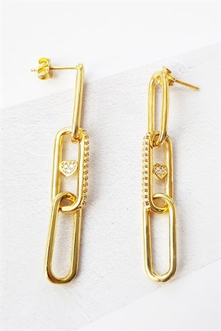 ÇİFTLİ, LOVE GEÇMELİ U GÜMÜŞ KÜPE