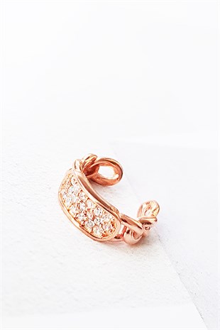 MULTI STONE CHAIN DESIGN SILVER BEAD EARRINGS