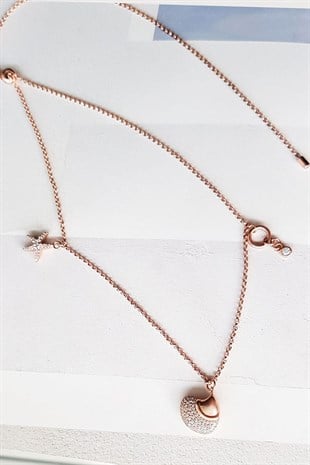 Deniz Kabuğu Gümüş Kolye