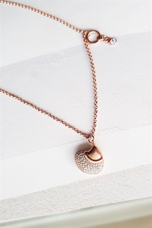 Deniz Kabuğu Gümüş Kolye