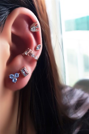 FISH MODEL GÜMÜŞ PİERCİNG