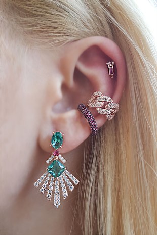 FUCHSIA FINE SILVER CHIGGERS