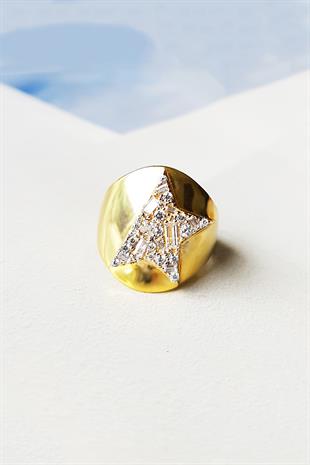 HALF STAR GÜMÜŞ YÜZÜK