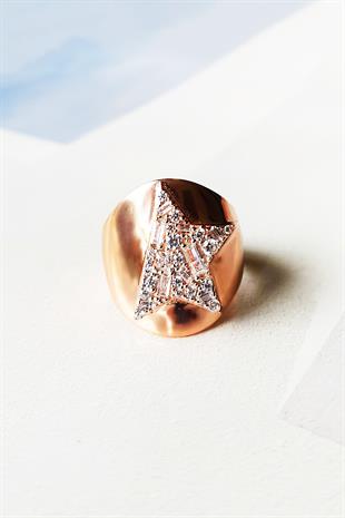 HALF STAR GÜMÜŞ YÜZÜK