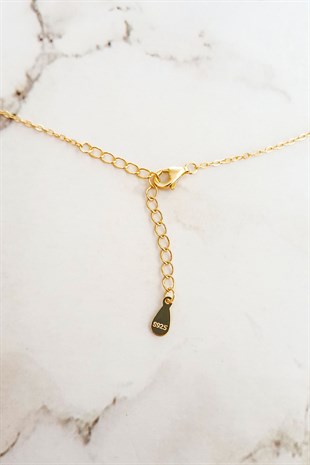 L-İTALYAN ÇİÇEKLİ HARF GÜMÜŞ KOLYE