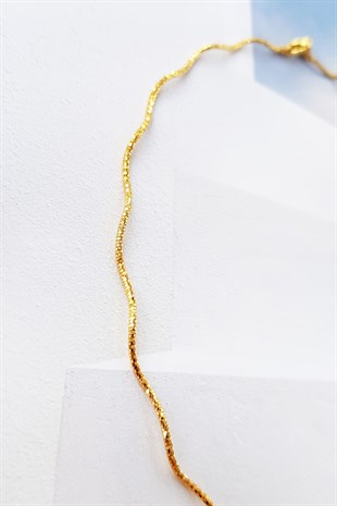 İTALYAN ZİGZAG GÜMÜŞ KOLYE