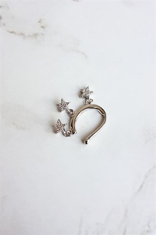 IMPORTED 3 STAR STERLING SILVER CHIRP EARRINGS