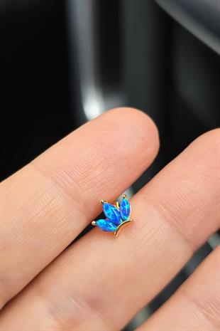 İTHAL 3LÜ OPAL GÜMÜŞ PİERCİNG