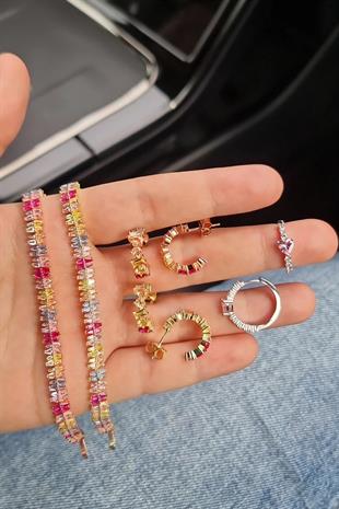 İTHAL BAGET GÖKKUŞAĞI MADİ ROSE GÜMÜŞ BİLEKLİK