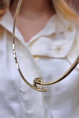 İTHAL CT ÇİVİ SADE GÜMÜŞ KOLYE