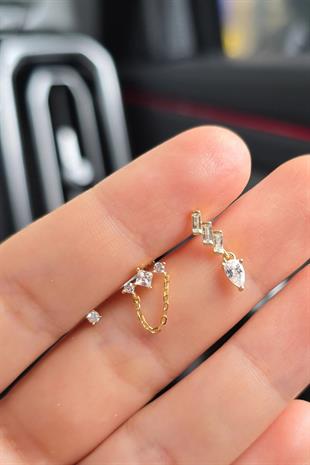 İTHAL DAMLA BAGET GÜMÜŞ PİERCİNG