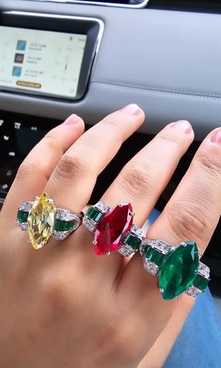 İTHAL MARKİZ KESİM SARI BAGET VIP GÜMÜŞ YÜZÜK 