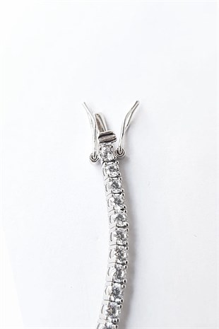 İTHAL SUYOLU 2.5 MM TAŞLI GÜMÜŞ BİLEKLİK