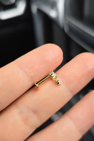 İTHAL TRAGUS KÜÇÜK KALPLI GÜMÜŞ PİERCİNG