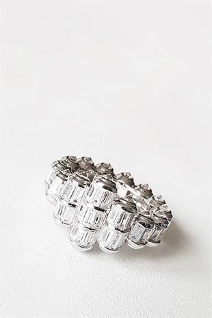 İTHAL VIP ÖZEL SERİ BAGET TAMTUR 7 GÜMÜŞ YÜZÜK