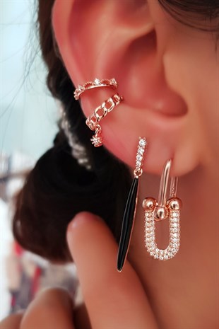 IMPORTED WAVY DESIGN ROSE CHIRP SILVER
