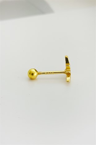 Imported Bat Silver Piercing Earrings