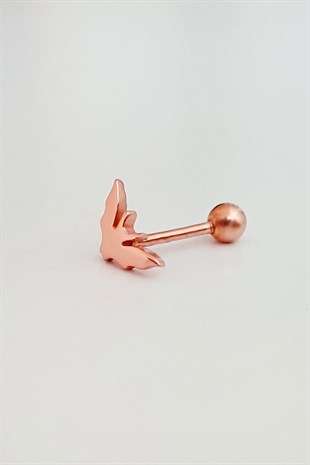 Imported Bat Silver Piercing Earrings