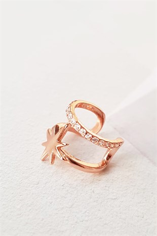 IMPORTED ROSE SILVER CHIRP WITH STARRY STONES