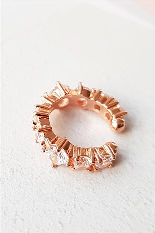 IMPORTED ZIRCON STONES SILVER CHUCKLE