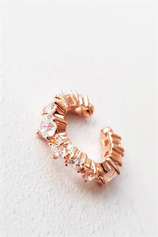 IMPORTED ZIRCON STONES SILVER CHUCKLE