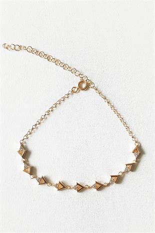 MİNİ ÜÇGEN TRİA GÜMÜŞ BİLEKLİK