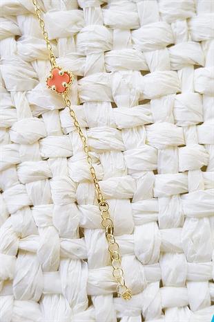 MİNİ YONCA SEDEF TURKUAZ MERCAN GÜMÜŞ BİLEKLİK