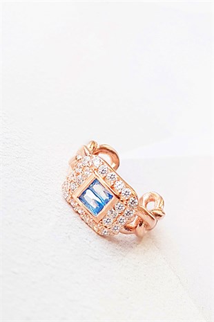 SMALL FULL STERLING SILVER BEAD WITH CENTER STONE
