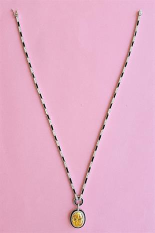 İTHAL PREMİUM BUZ KESİM OVAL GÜMÜŞ KOLYE