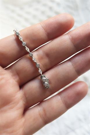 PRENSES MOZANİT ELEGANCE GÜMÜŞ BİLEKLİK