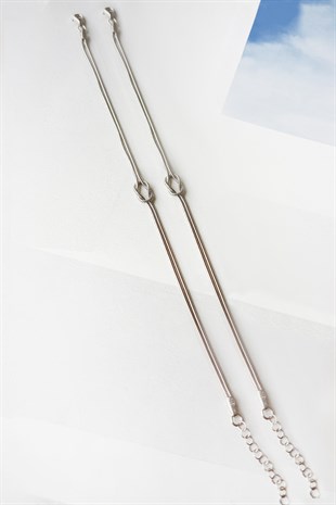 SEVGİLİLERE ÖZEL SEVGİ BAĞI 2 ADET GÜMÜŞ BİLEKLİK 