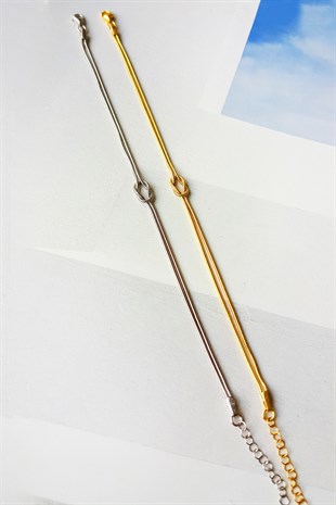 SEVGİLİLERE ÖZEL SEVGİ BAĞI 2 ADET GÜMÜŞ BİLEKLİK 