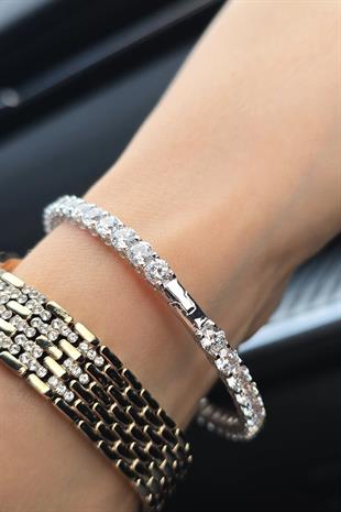 TAMTUR MOZANİT SU YOLU GÜMÜŞ BİLEZİK