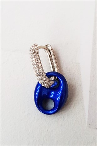 TEKLİ BABY LOVE BLUE NİGHT GÜMÜŞ KÜPE