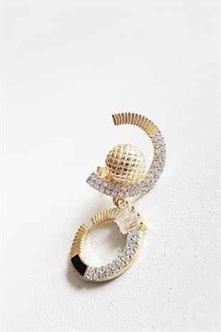 TEKLİ DOUBLE GALAXY MEX GÜMÜŞ KÜPE-SOL