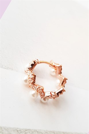 TEKLİ İNCİ ZİGZAG İTHAL GÜMÜŞ KÜPE