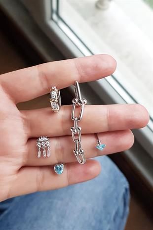 TEKLİ İTHAL ÇAPRAZ X NEZA MİNİ HALKA GÜMÜŞ KÜPE