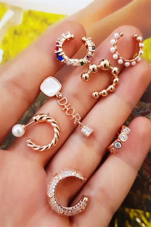 TEKLİ İTHAL D TAŞLI GÜMÜŞ KÜPE