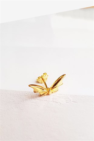 TEKLİ İTHAL MİNİCİK BAT YARASA GÜMÜŞ KÜPE