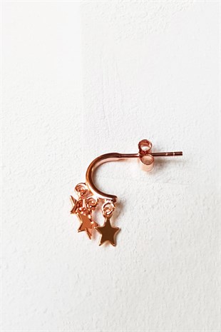 TEKLİ İTHAL MİNİCİK YILDIZLI SADE GÜMÜŞ KÜPE