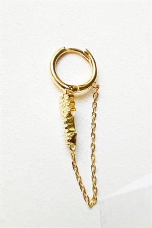 TEKLİ İTHAL OK ZİNCİR GÜMÜŞ KÜPE