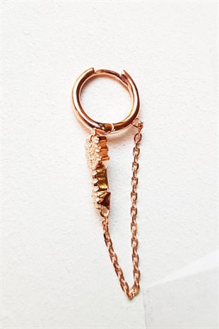 TEKLİ İTHAL OK ZİNCİR GÜMÜŞ KÜPE