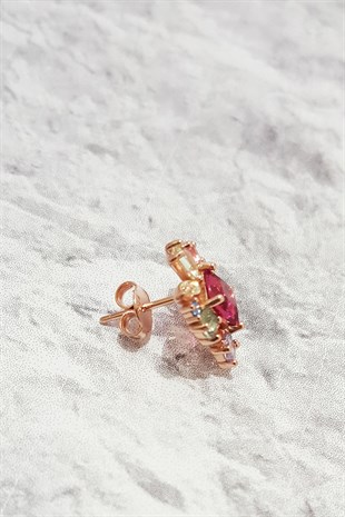 TEKLİ İTHAL SHINE FANCY ZİRKON GÜMÜŞ KÜPE