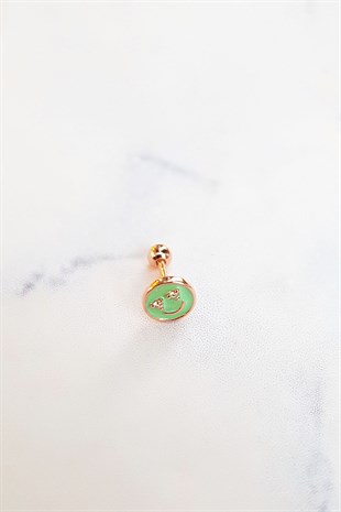 TEKLİ İTHAL SMİLE GÜMÜŞ PİERCİNG KÜPE