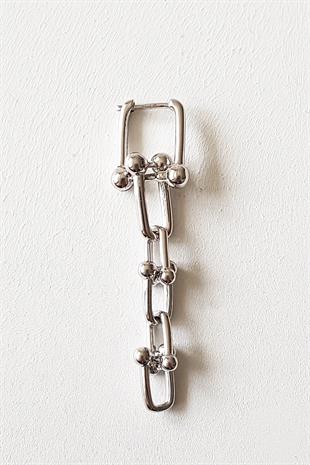 TEKLİ İTHAL UZUN TİFF MİNİ GÜMÜŞ KÜPE