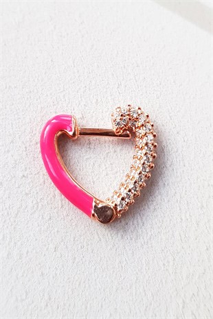 TEKLİ MİNİ LOVELY PEMBE İTHAL GÜMÜŞ KÜPE