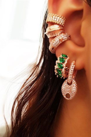 TEKLİ ÖZEL TASARIM GÜMÜŞ KÜPE