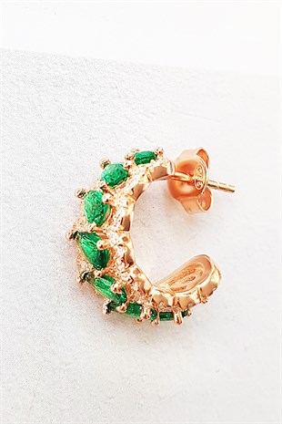 TEKLİ ÖZEL TASARIM GÜMÜŞ KÜPE